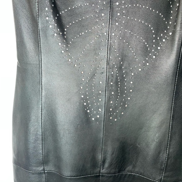 FRENCH CONNECTION Genuine Leather Dress 0 - Picture 3 of 11